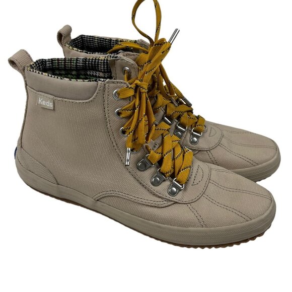 Keds Sneaker Bootie Scout Water Resistant Tan Lace Up WF63597 Size 7 - Picture 2 of 16